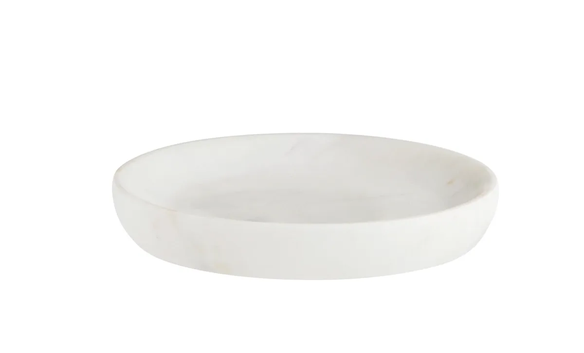 ROUND Marmorbricka Vit från Madam Stoltz – produktbild