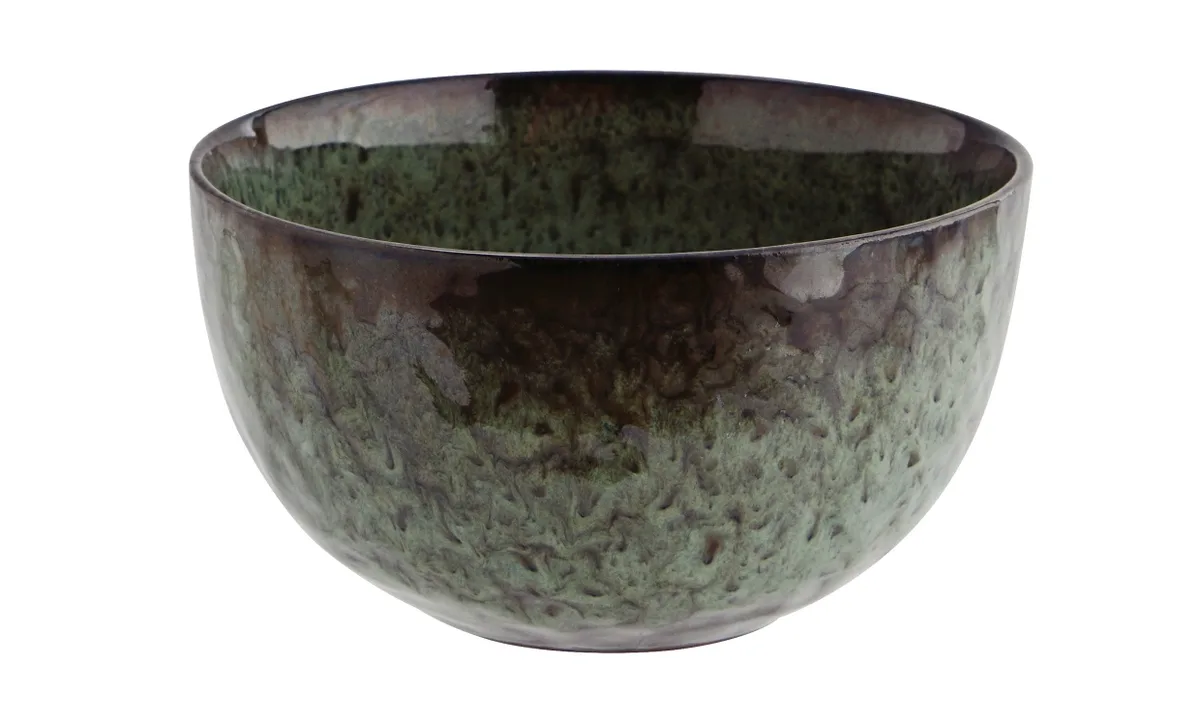 SKÅL Stengods 15 cm Grön van Madam Stoltz – productfoto