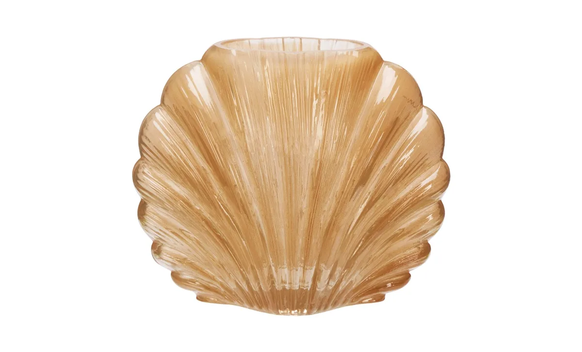 SNÄCKA Glasvas Peach van Madam Stoltz – productfoto