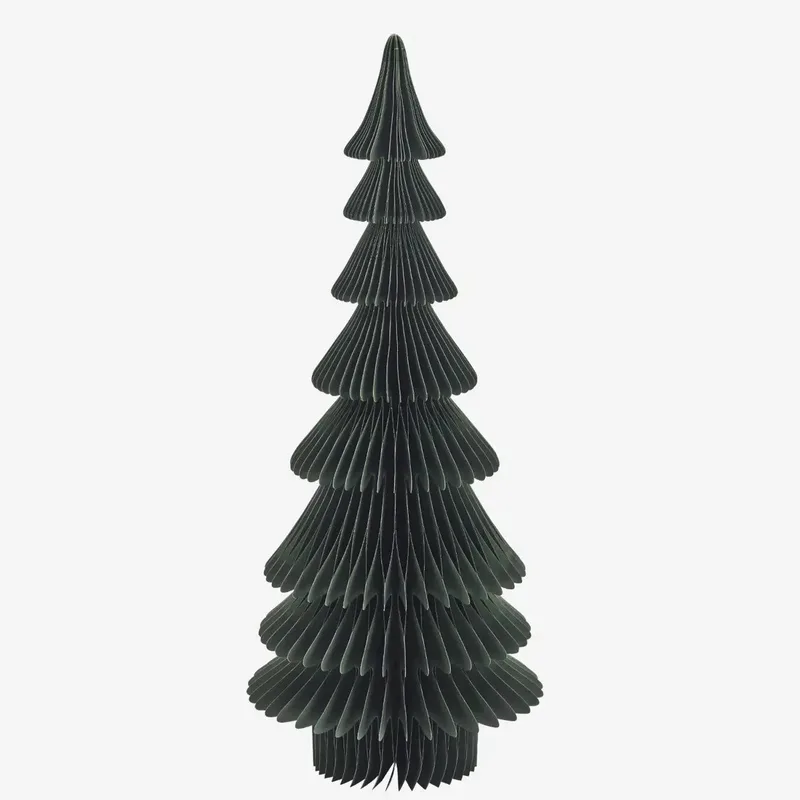 Staande Papieren Kerstboom - 93 cm de Madam Stoltz en Vert – photo du produit