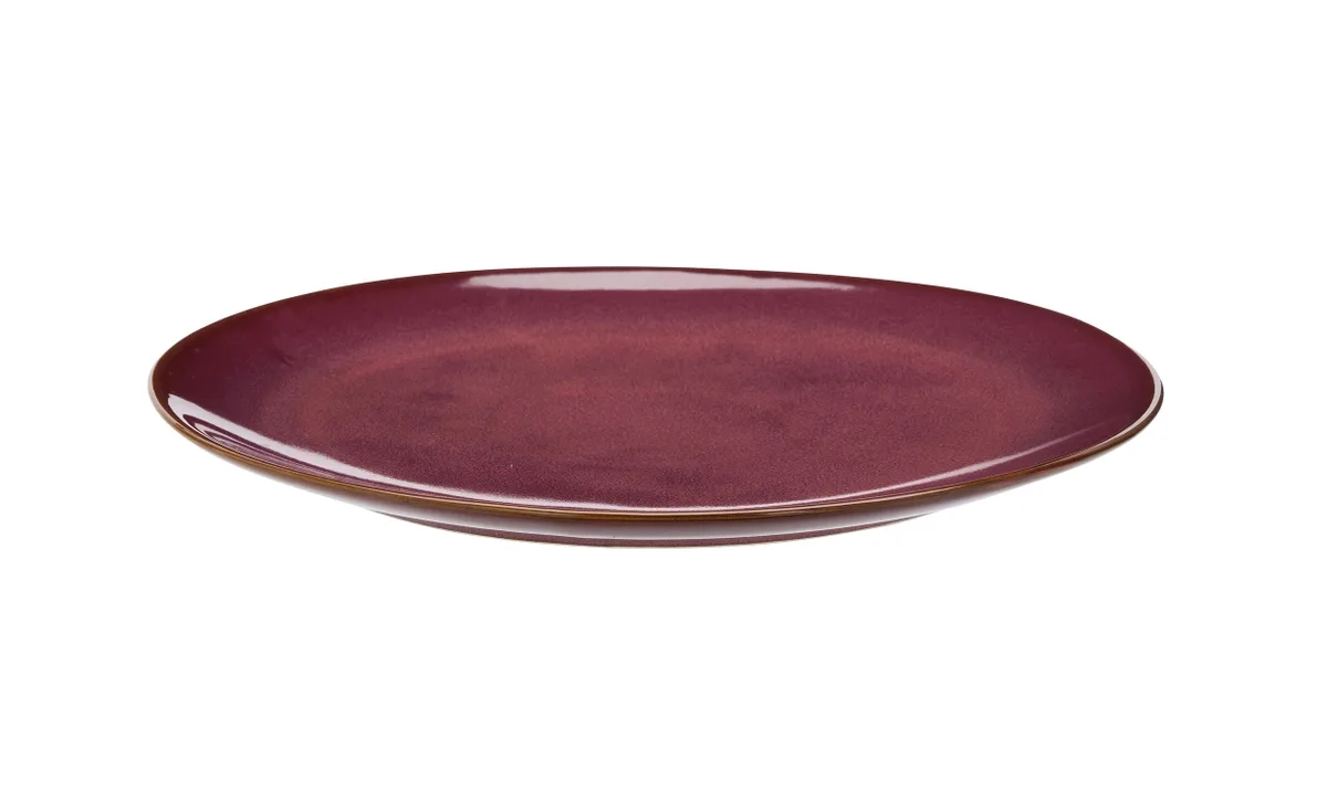 TALLRIK Stengods 27cm Plommon van Madam Stoltz – productfoto