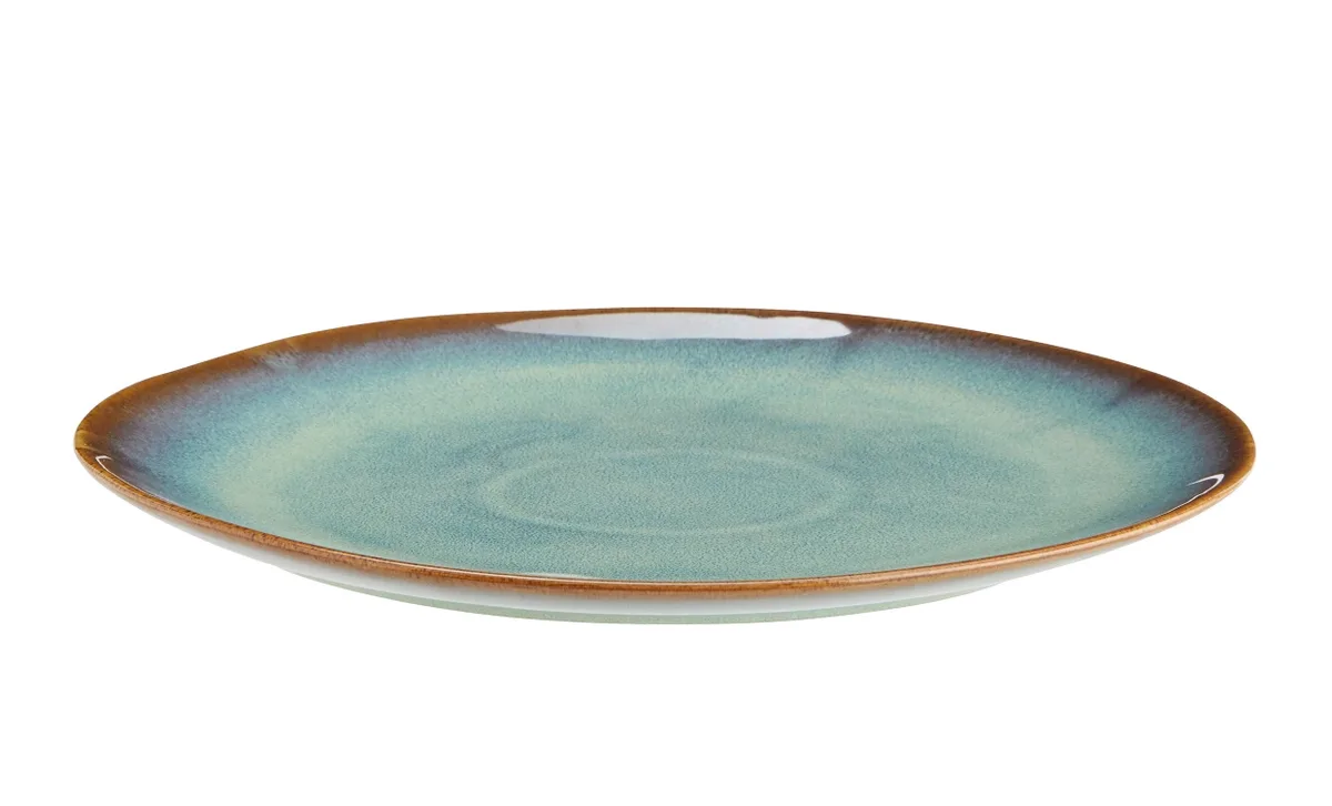 TALLRIK Stengods 27cm Turkos fra Madam Stoltz – produktbillede