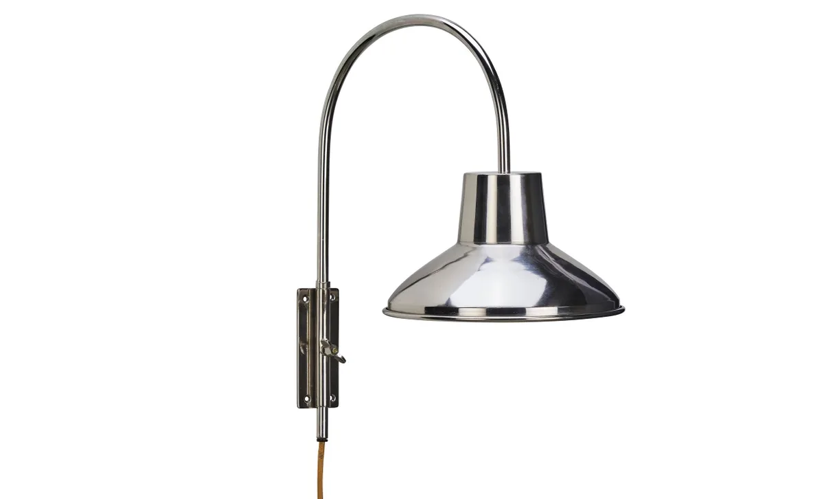 VÄGGLAMPA Chrome von Madam Stoltz – Produktfoto