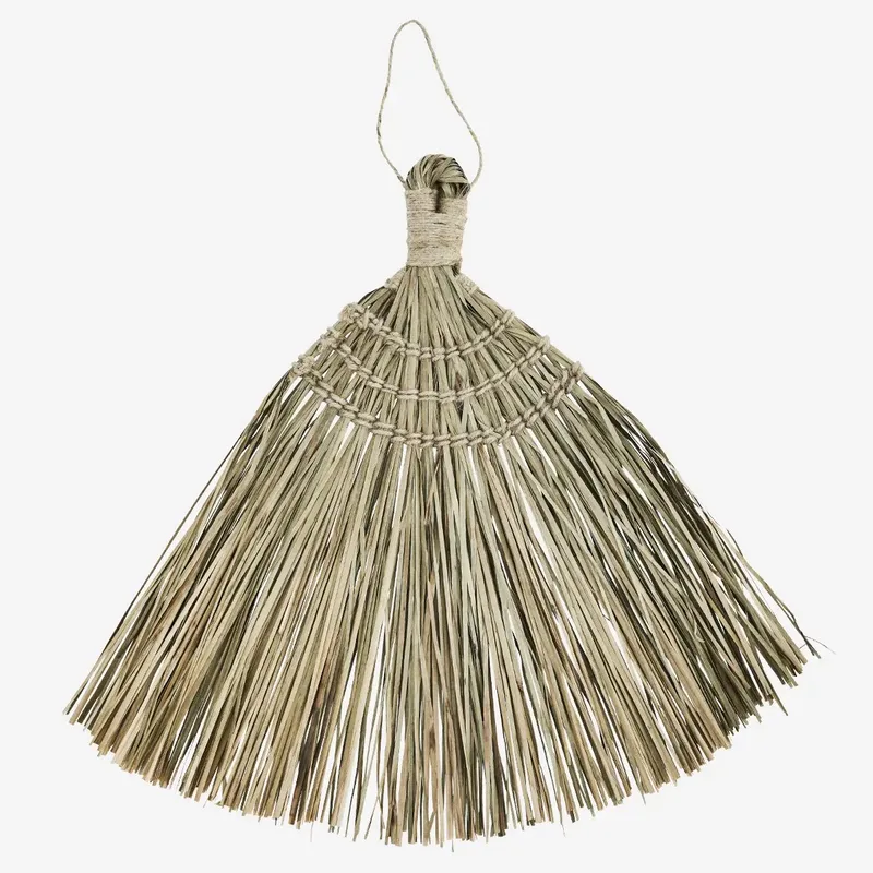 Zeegras Wanddecoratie - 50 cm - Handgemaakt & fairtrade by Madam Stoltz in Naturel – product photo