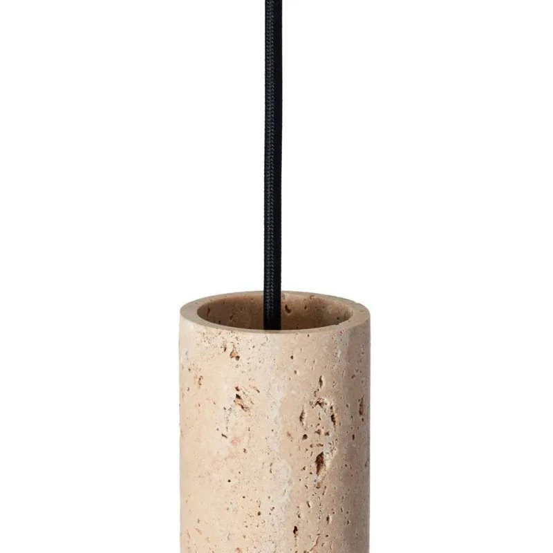 Core Spot Hanglamp Creme Travertine van Made By Hand – productfoto