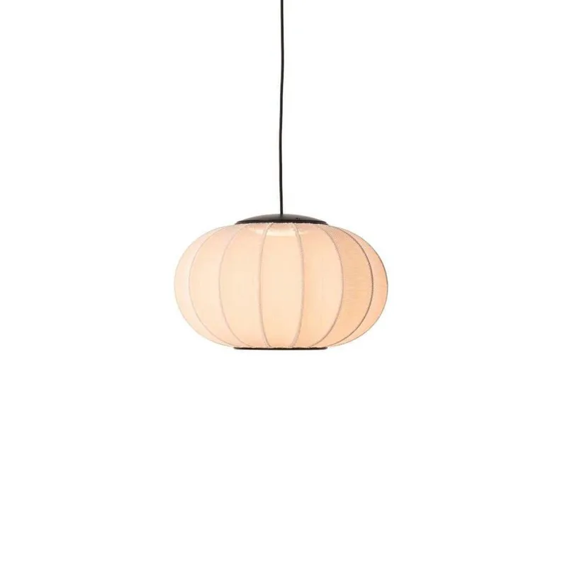 Knit-Wit 45 Oval LED Hanglamp Zand Stone by Made By Hand – product photo