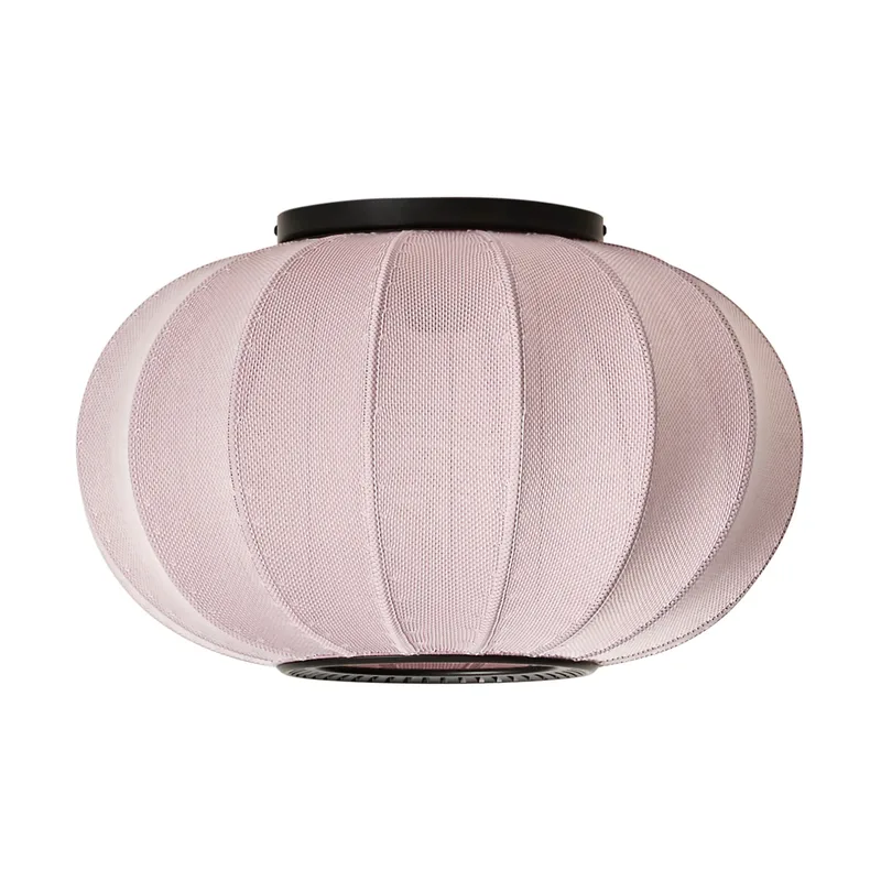 Knit-Wit 45 Oval Wand- und Deckenleuchte Light pink by Made By Hand – product photo