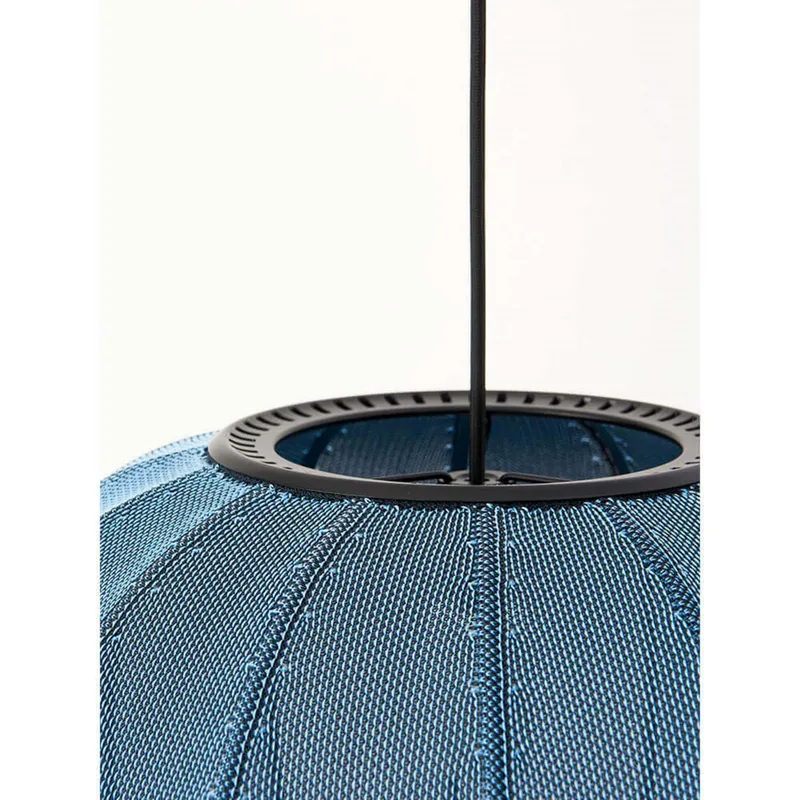 Knit-Wit 45 Round Hanglamp Blue Stone fra Made By Hand – produktbillede