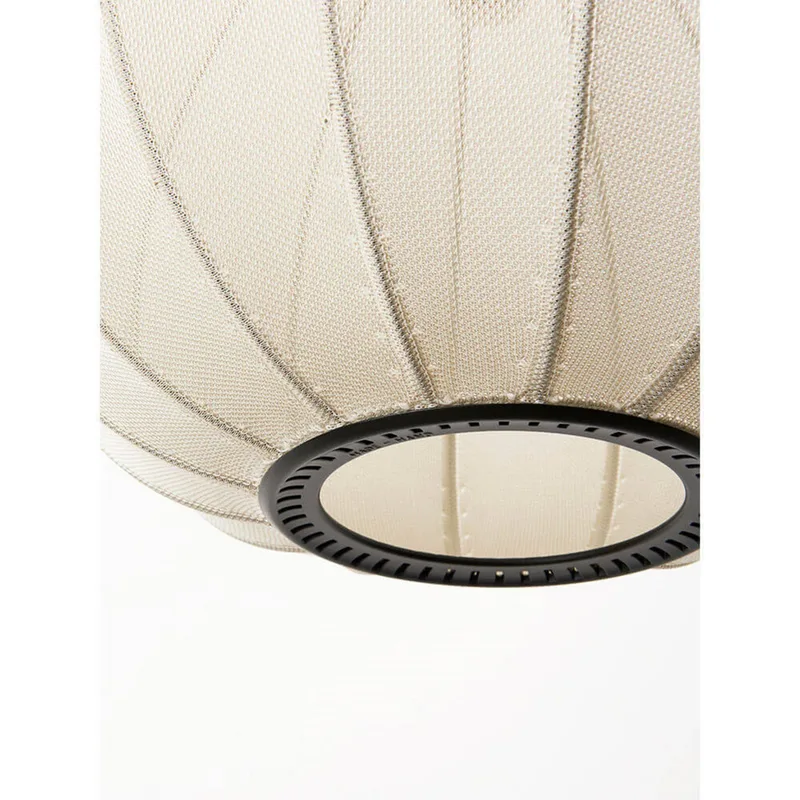 Knit-Wit 45 Round Hanglamp Pearl White by Made By Hand – product photo