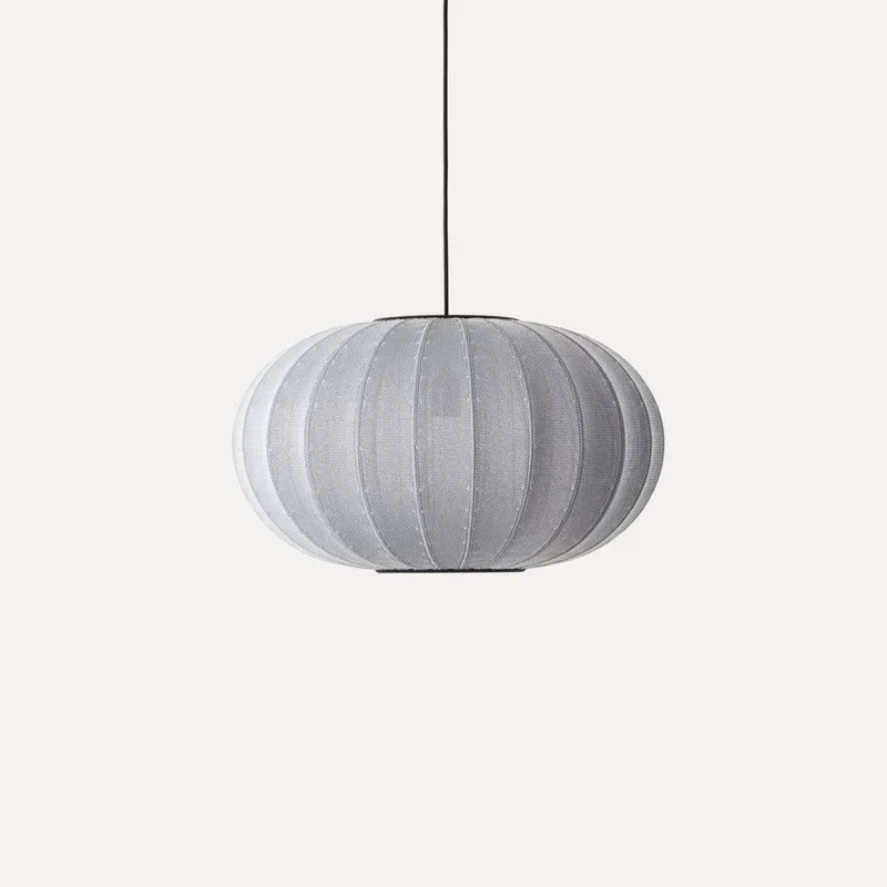Knit-Wit 57 Oval Hanglamp Silver de Made By Hand – photo du produit