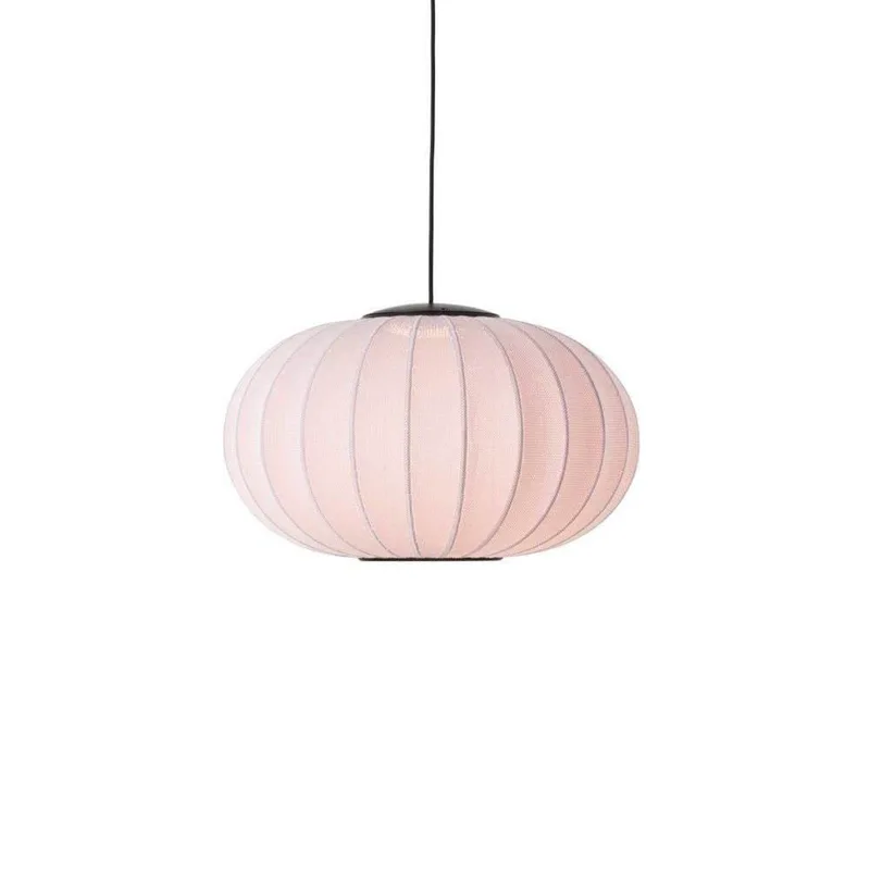 Knit-Wit 57 Oval LED Hanglamp Light Roos de Made By Hand – photo du produit