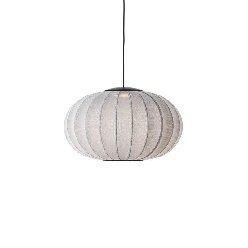 Knit-Wit 57 Oval LED Hanglamp Silver by Made By Hand – product photo