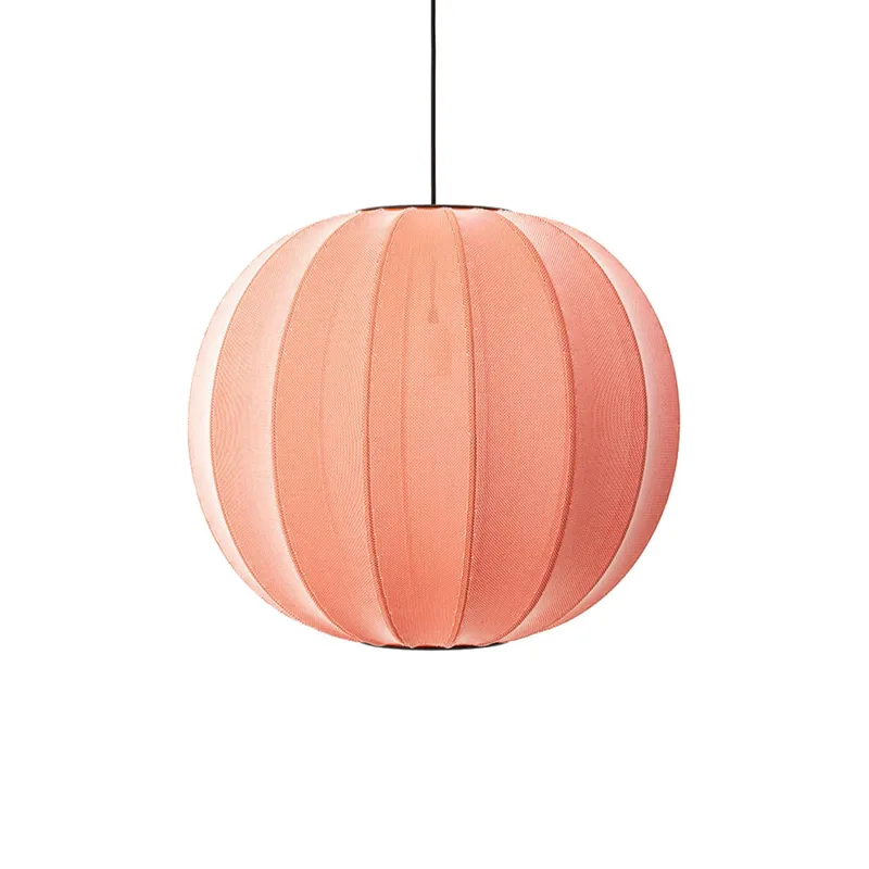 Knit-Wit 60 Round Hanglamp Coral van Made By Hand – productfoto