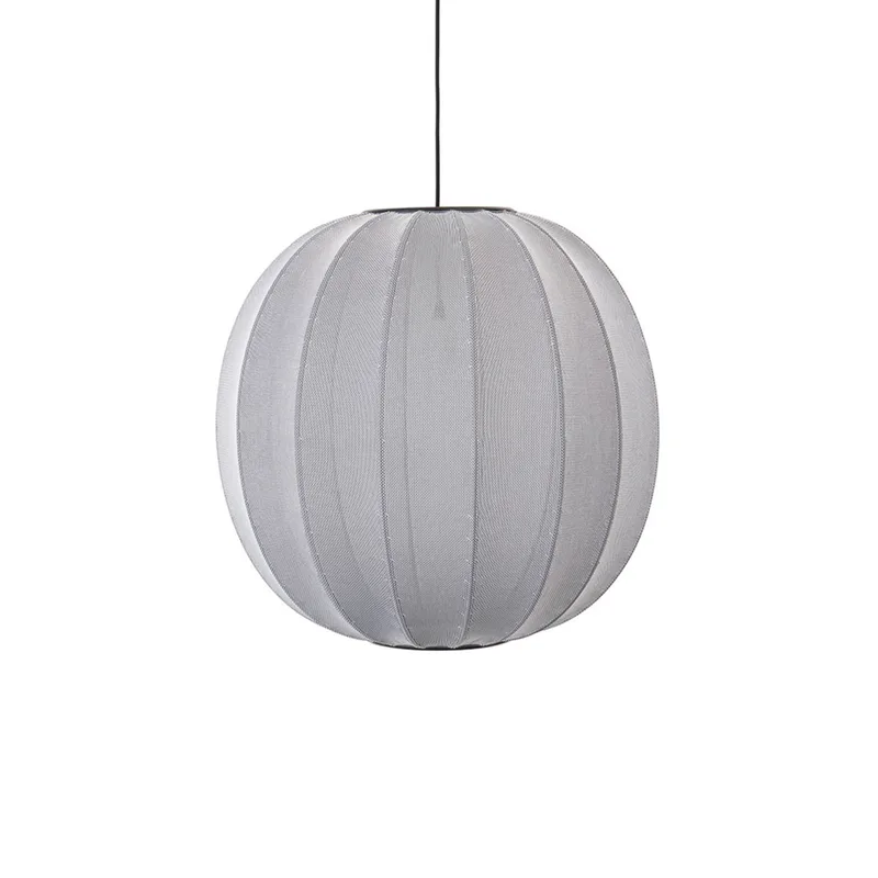 Knit-Wit 60 Round Hanglamp Silver by Made By Hand – product photo