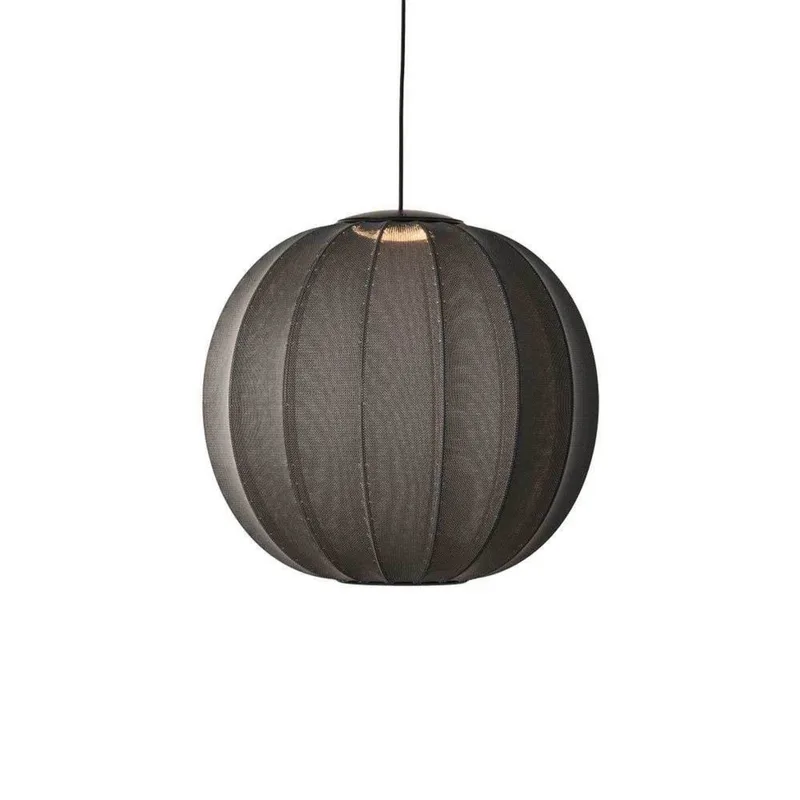 Knit-Wit 60 Round LED Hanglamp Black från Made By Hand – produktbild