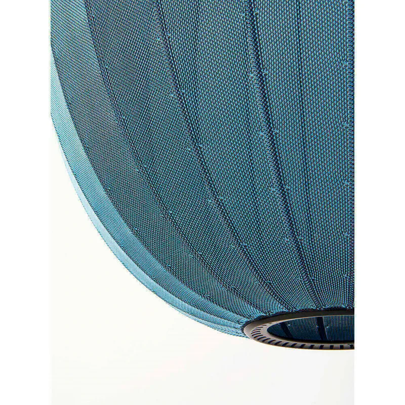 Knit-Wit 65 High Oval hanglamp, blauw von Made By Hand – Produktfoto