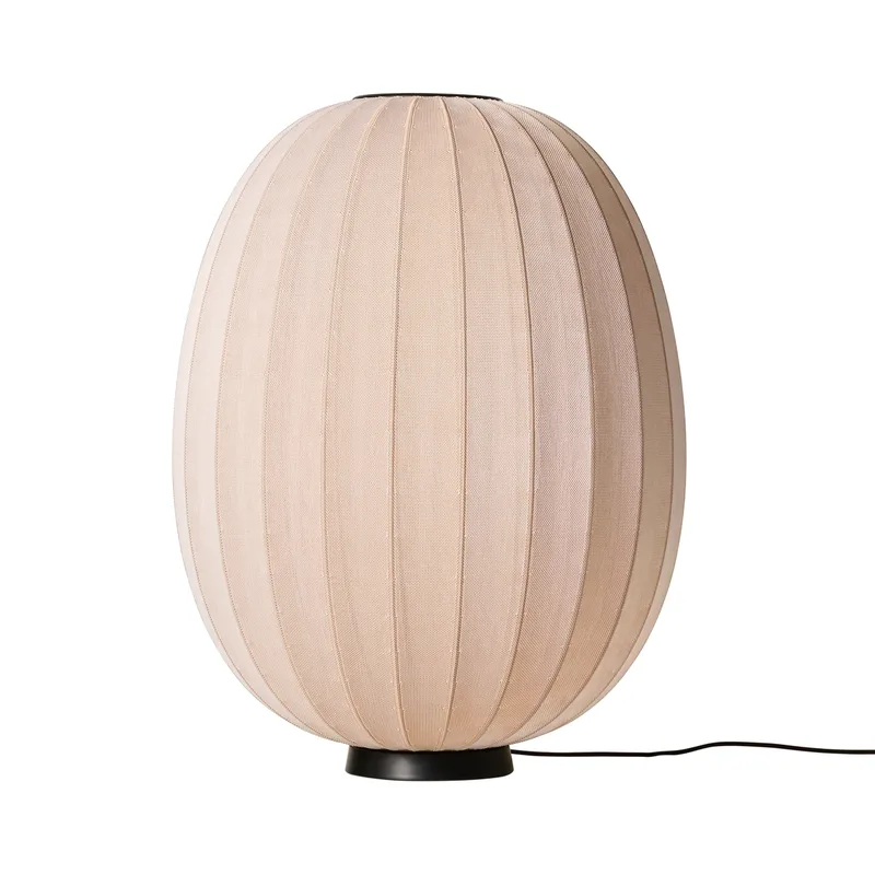 Knit-Wit 65 High Oval Level Stehleuchte Sand stone von Made By Hand – Produktfoto