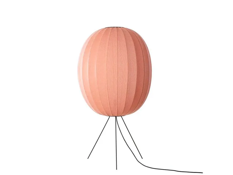 Knit-Wit 65 High Oval vloerlamp oranje 130 cm by Made By Hand – product photo