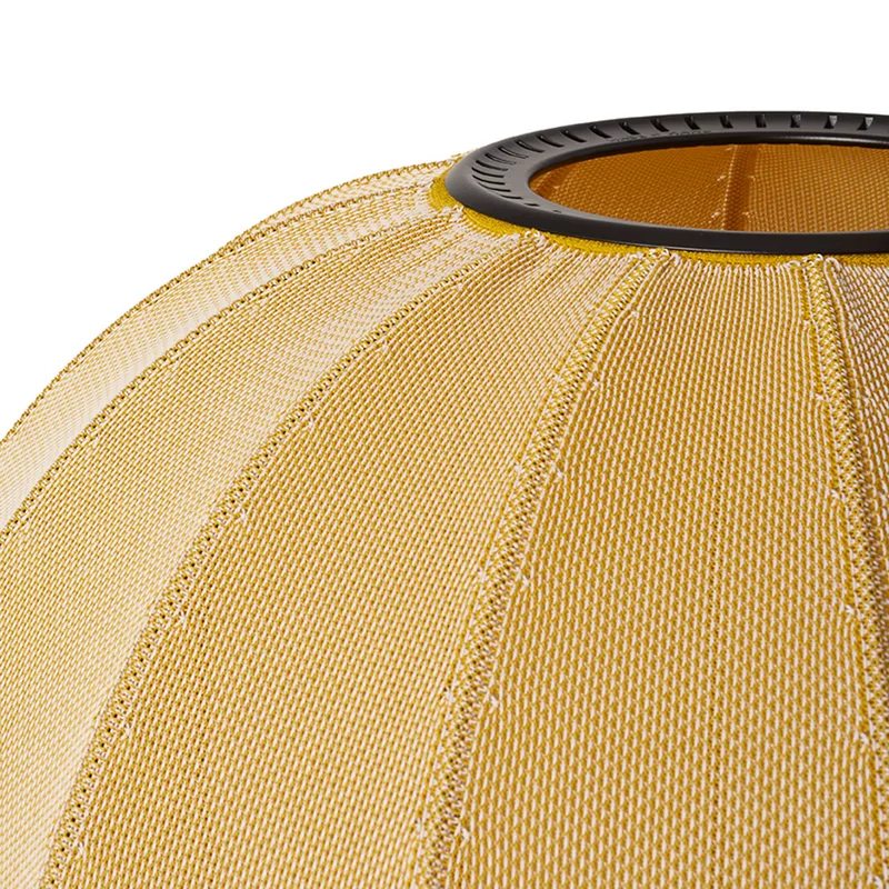 Knit-Wit 75 ronde hanglamp Sunrise - Handgemaakt Made By Hand - Eetkamer - Aluminium van Made By Hand – productfoto