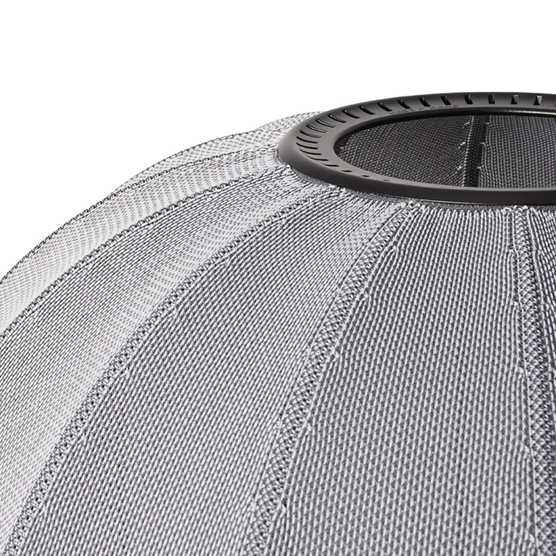 Knit-Wit 75 ronde hanglamp zilver - met de hand gemaakt Made By Hand - Aluminium de Made By Hand – photo du produit