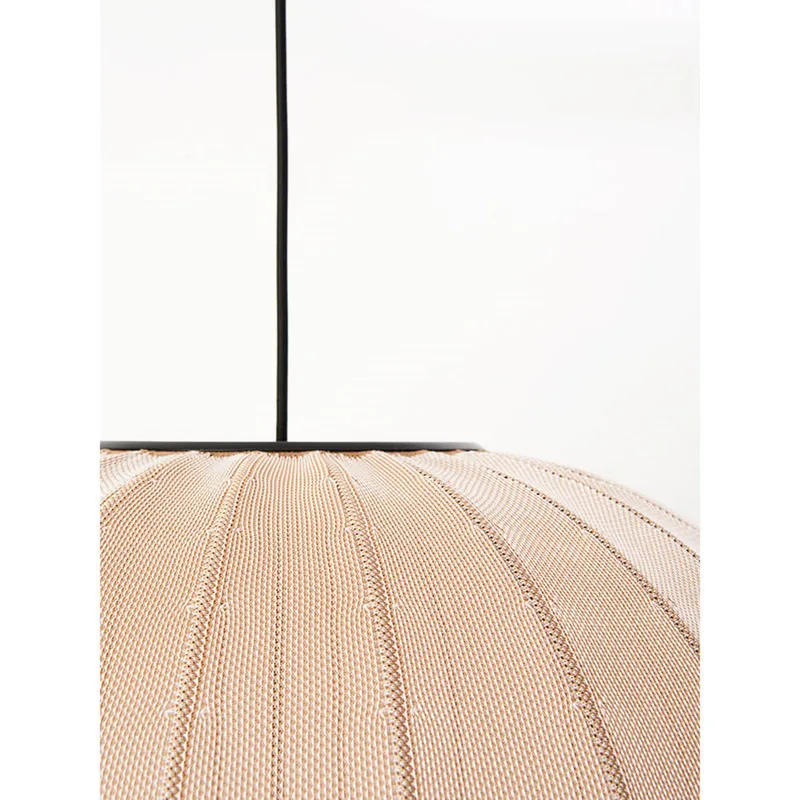 Knit-Wit 75 Round Hanglamp Zand Stone fra Made By Hand – produktbillede