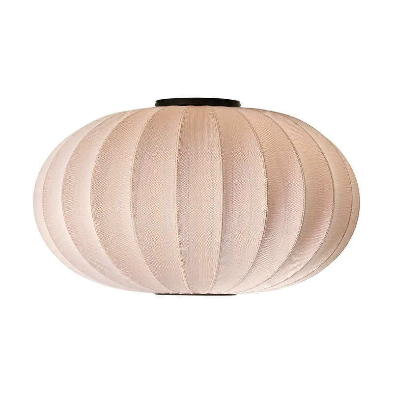 Knit-Wit 76 Oval Wand- und Deckenleuchte Sand stone by Made By Hand – product photo