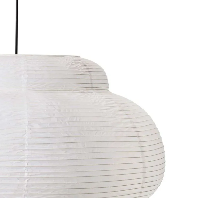 Papier Single Hanglamp Ø52 White van Made By Hand – productfoto