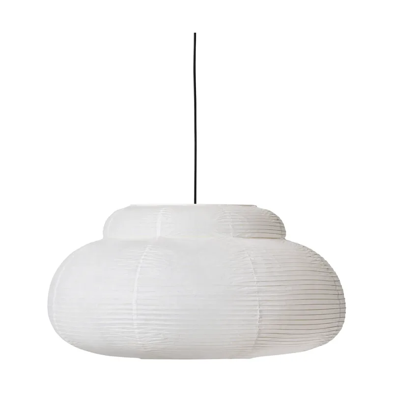 Papier Single Pendelleuchte Ø80 cm White fra Made By Hand – produktbillede