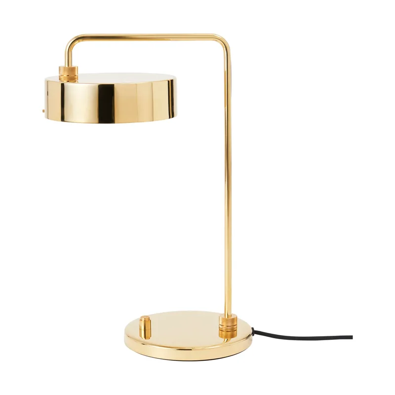 Petite Machine Tischleuchte Polished brass von Made By Hand – Produktfoto