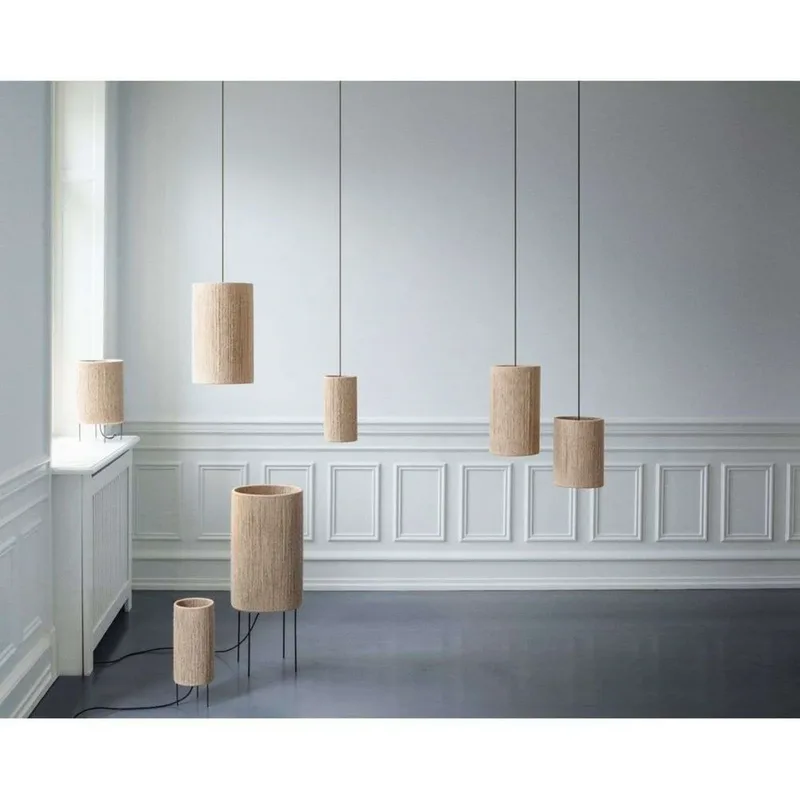 Ro hanglamp High Ø23 - Handgemaakt Made By Hand - Keuken - Designer - Stof by Made By Hand – product photo