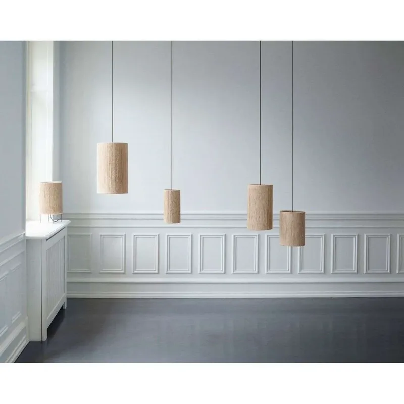 Ro hanglamp Low Ø23 - Handgemaakt Made By Hand - Keuken - Scandinavisch - Stof van Made By Hand – productfoto