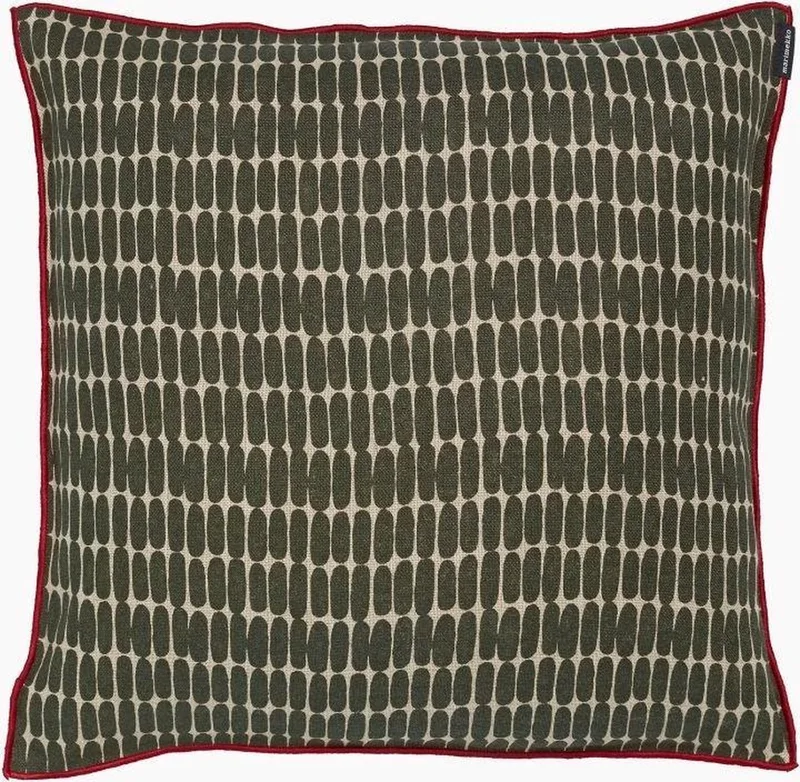 Alku - Kussenhoes - Katoen - Bruingroen - 40x40 cm by Marimekko in Bruin Groen – product photo