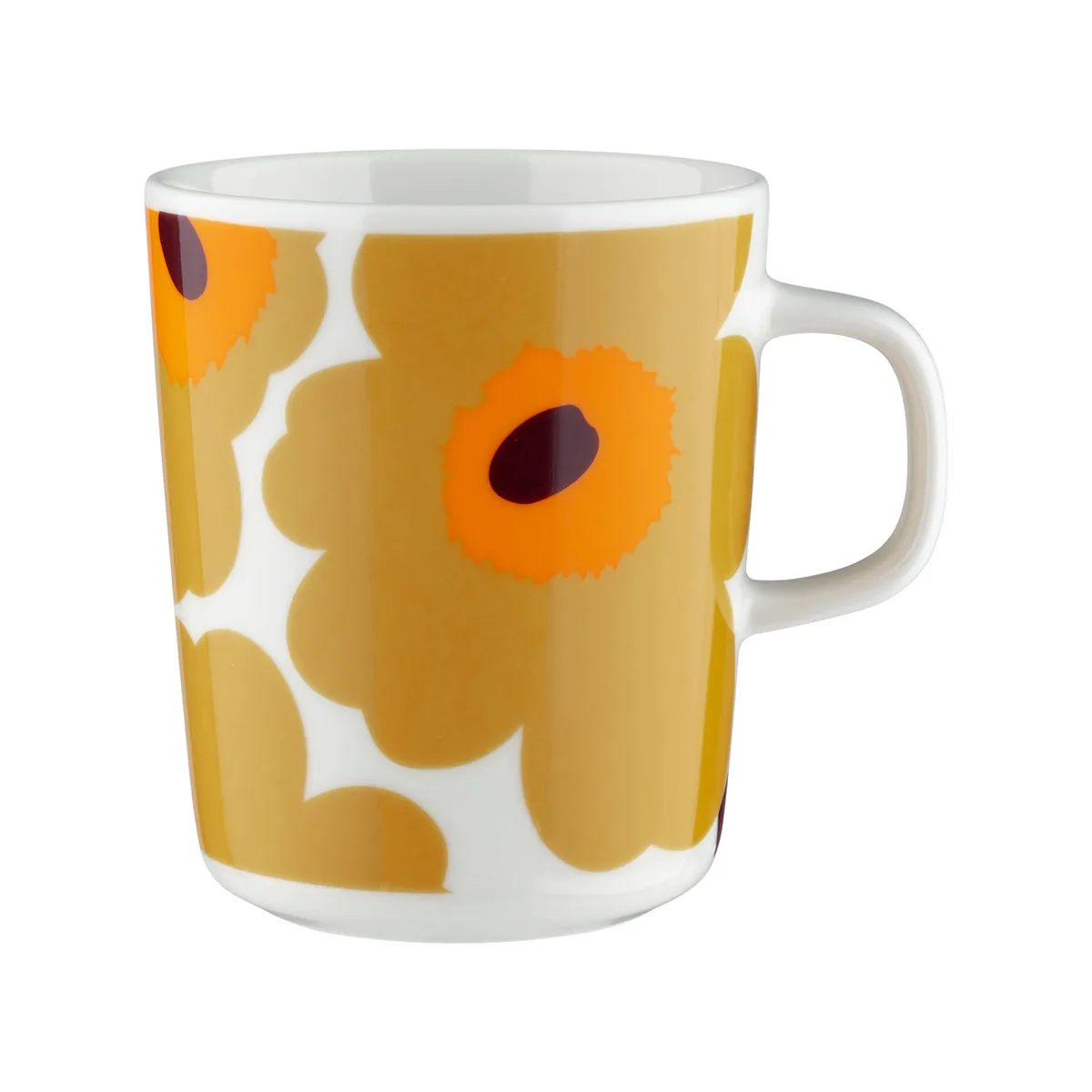 Becher Unikko - Orange - Sandstein - Designer Maija Isola de Marimekko – photo du produit