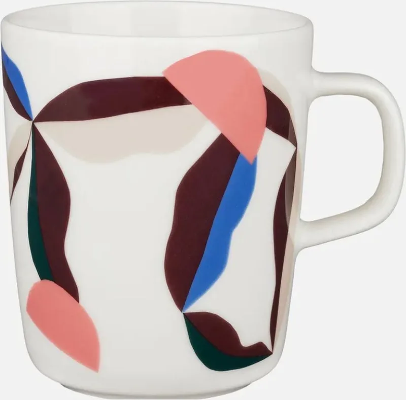 Berry - Mok - 25cl - Roze Blauw Beige von Marimekko in Meerkleurig – Produktfoto