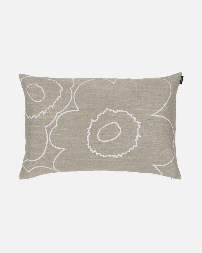 Dekokissen PIIRTO UNIKKO, Sand, weiß40x60 cm von Marimekko in Weiß – Produktfoto