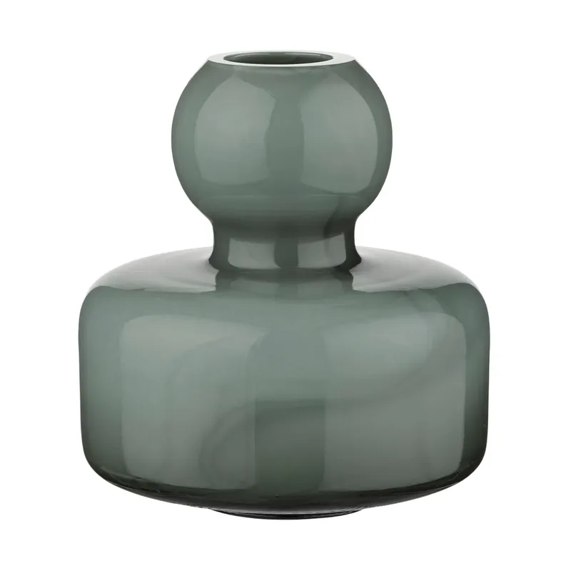 Flower Vase Ø10 cm Charcoal von Marimekko – Produktfoto
