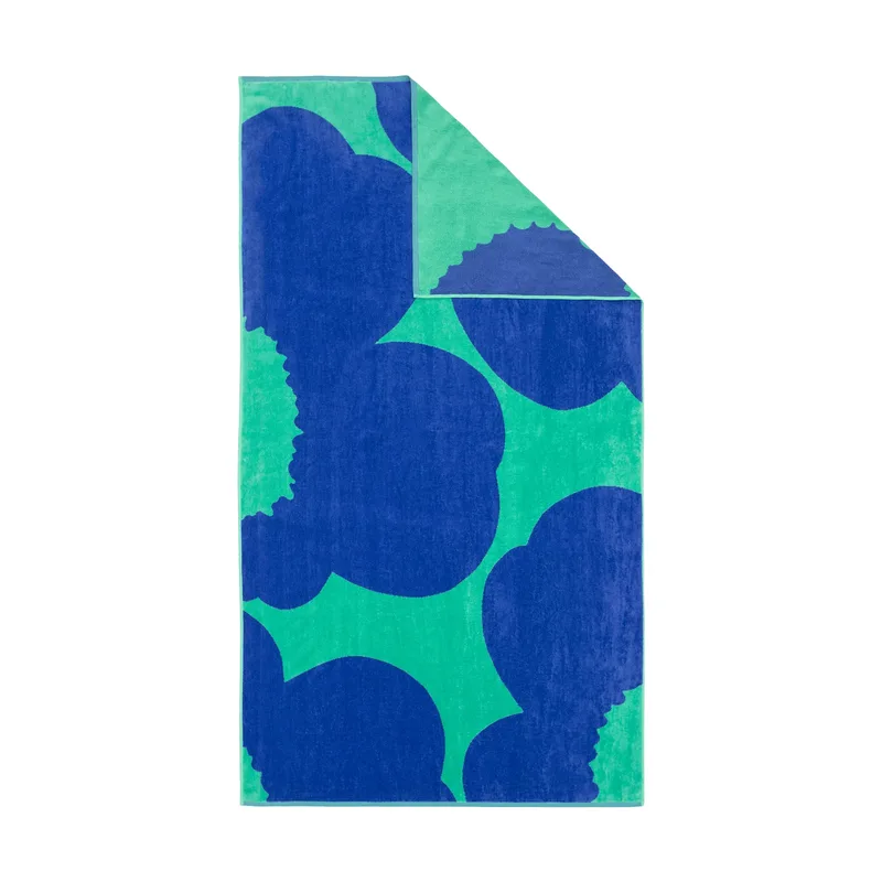 Iso Unikko Badehandtuch Teal-blue, 100x180 cm by Marimekko – product photo