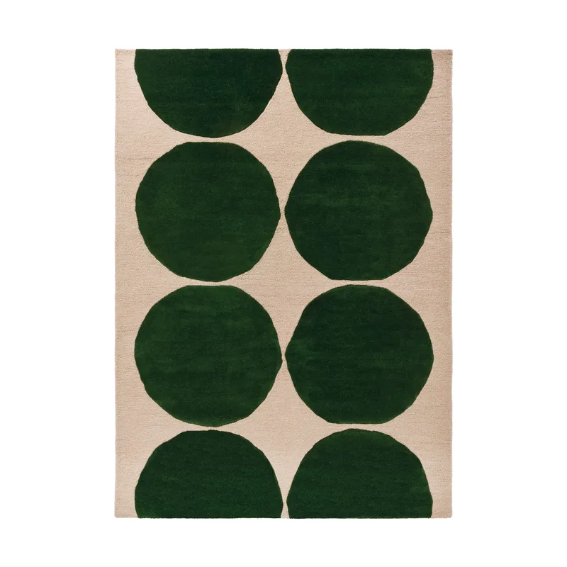 Isot Kivet Wollteppich Green, 170x240 cm från Marimekko – produktbild