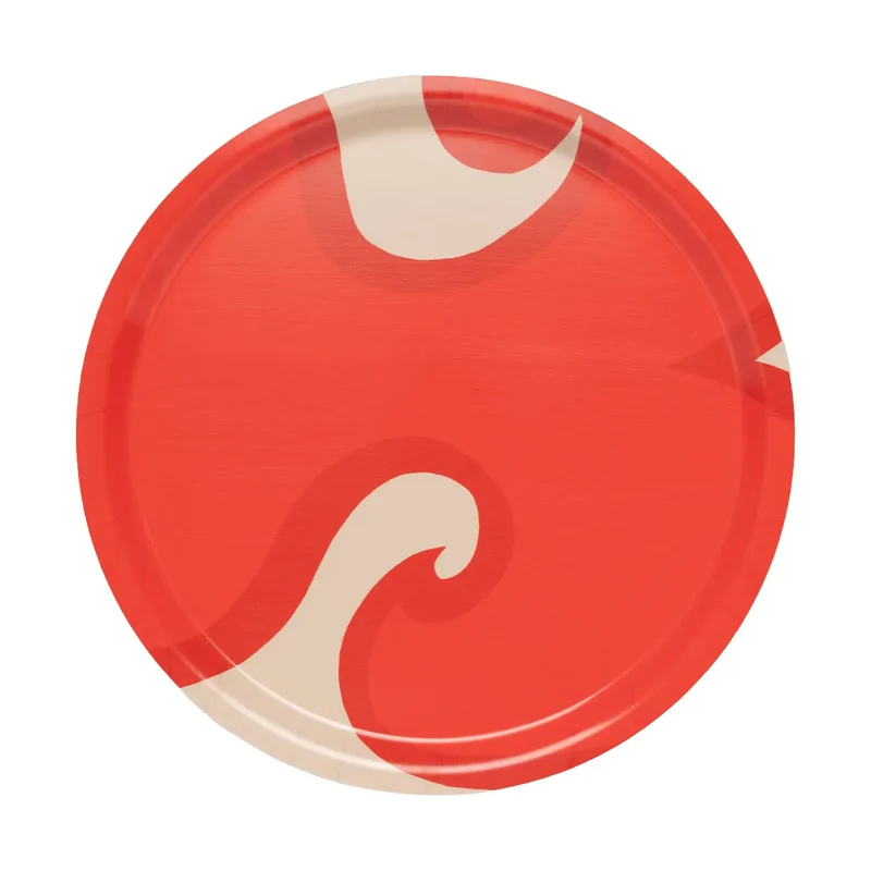 Jokeri Tablett Sand-orange red, 31 cm de Marimekko – photo du produit