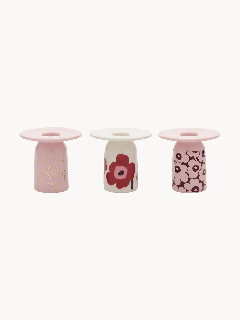 Kandelaars Unikko, 3-delig van Marimekko – productfoto