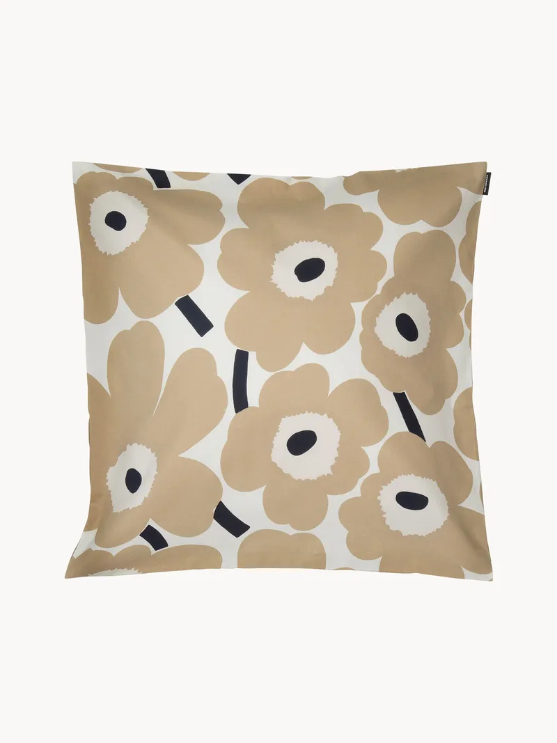 Katoenen kussenhoes met bloemenprint Pieni Unikko by Marimekko – product photo