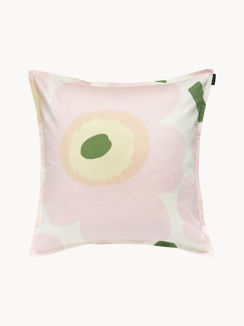Katoenen kussenhoes Unikko met bloemenprint by Marimekko – product photo