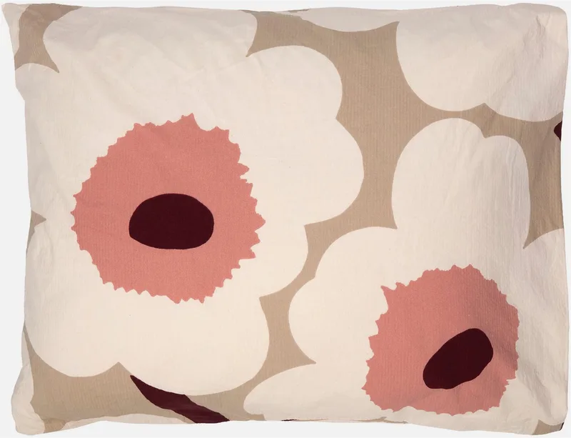 Kissenbezug UNIKKO, (1 Stück), in 80x80cm, passend zum Bettbezug UNIKKO by Marimekko in Beige, Brown – product photo