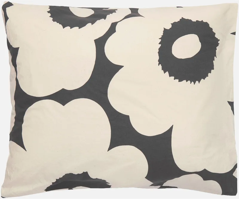 Kissenbezug UNIKKO, (1 Stück), in 80x80cm, passend zum Bettbezug UNIKKO by Marimekko in Grau – product photo
