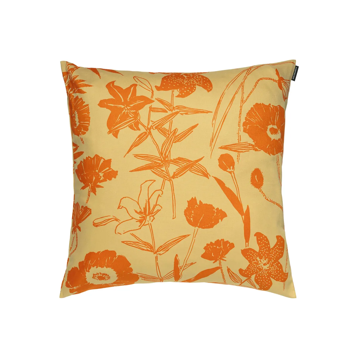 Kissenüberzug Perenna - Orange - Organische Baumwolle - Designer Fujiwo Ishimoto de Marimekko – photo du produit