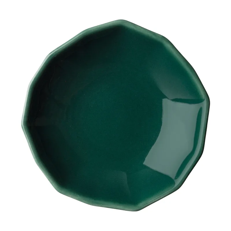 Kivet shape Teller 9 cm dark green fra Marimekko – produktbillede