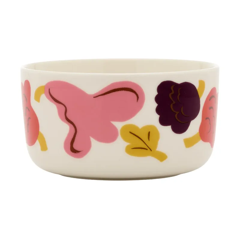 Kukasta Kukkaan Schale White-pink-terrac-plum, 50 cl by Marimekko – product photo