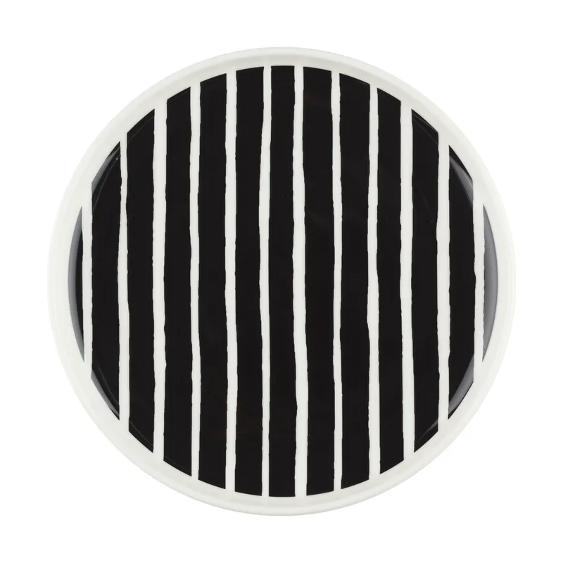 Oiva Piccolo Teller Ø20 cm White-black by Marimekko – product photo