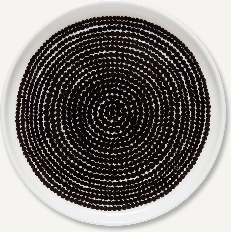 Oiva Räsymatto bord 13,5 cm de Marimekko en Wit – photo du produit