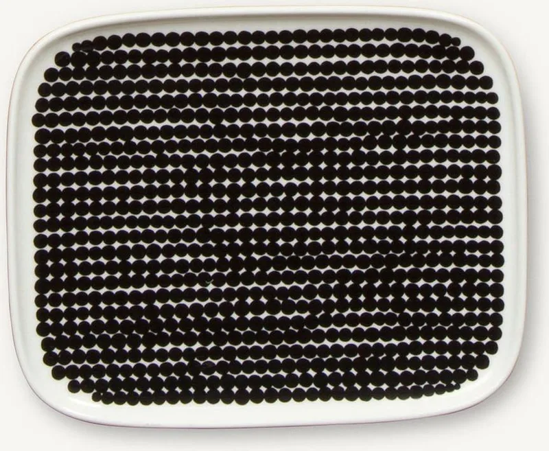 Oiva Räsymatto bord 15x12 cm by Marimekko in Wit – product photo